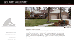 Desktop Screenshot of davidhuntercustombuilder.com